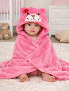 Kids Animal Themed Super Soft Hoodie Towel